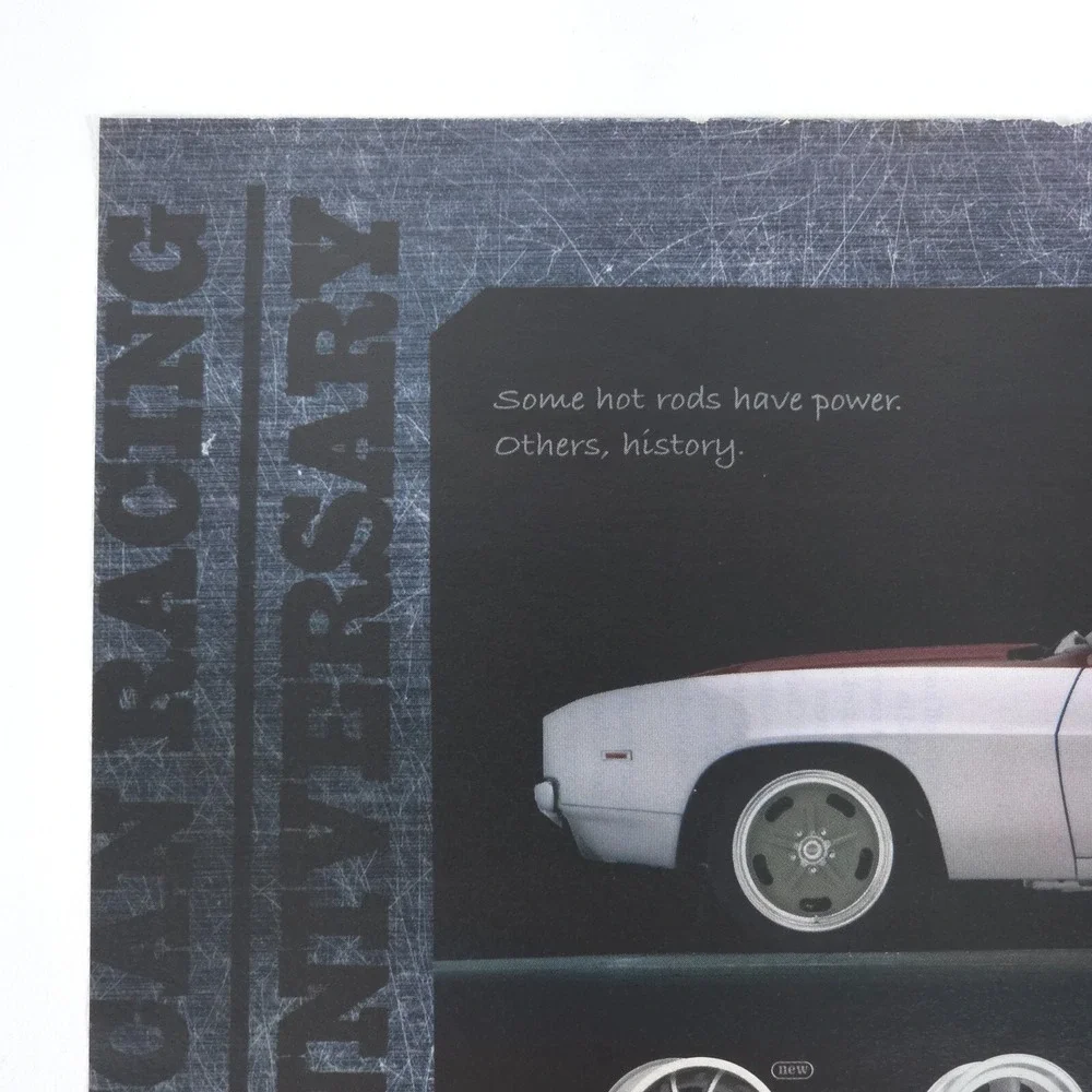 1969 Chevy Camaro Advertising Print Ad Garage Wall Art American Racing Wheels - Picture 2 of 6